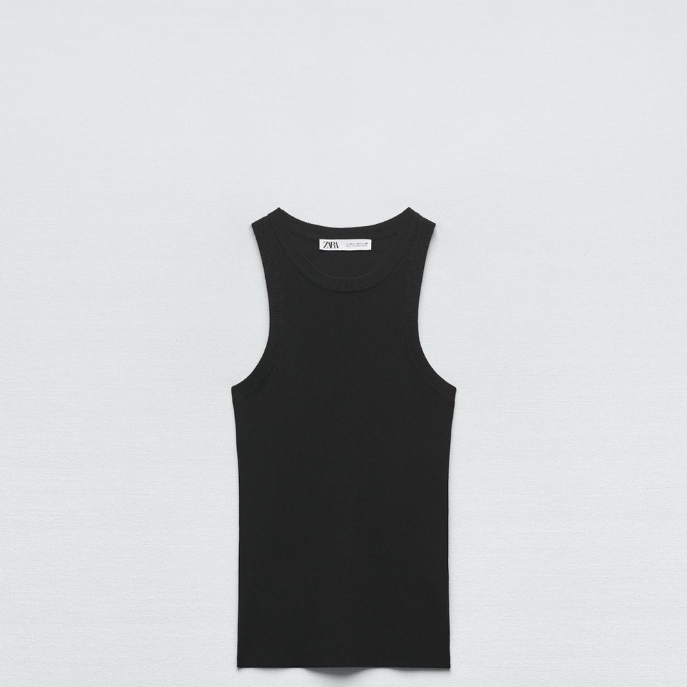 Zara Sleeveless Basic Knit Top